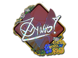 Наклейка | ZywOo (с блёстками) | Рио-2022