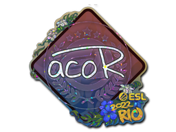 Наклейка | acoR (с блёстками) | Рио-2022