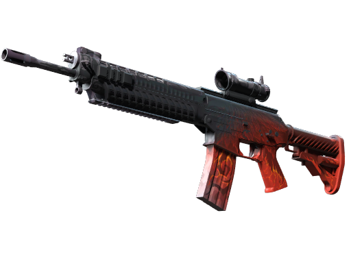 StatTrak™ SG 553 | Darkwing (Немного поношенное)