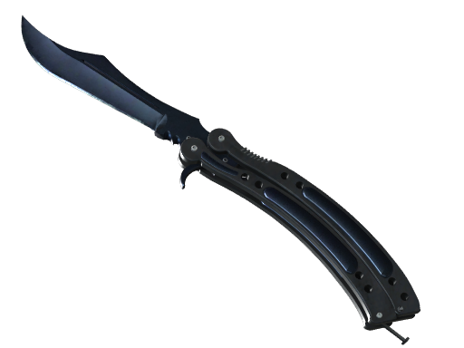 ★ StatTrak™ Butterfly Knife | Blue Steel (Закаленное в боях)
