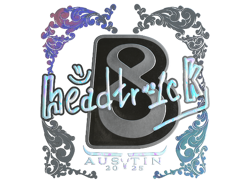 Наклейка | headtr1ck (голографическая) | Остин-2025