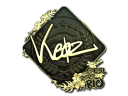Наклейка | Keoz (золотая) | Рио-2022