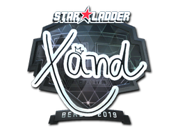 Наклейка | xand (металлическая) | Берлин-2019