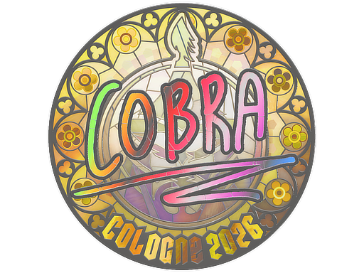 Наклейка | cobra (голографическая) | Кёльн-2026