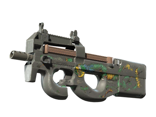 P90 | Emerald Dragon (Закаленное в боях)