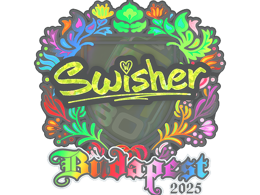 Sticker | Swisher (Holo) | Budapest 2025