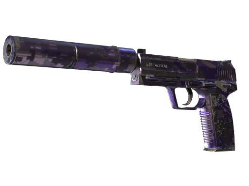 Souvenir USP-S | Purple DDPAT (Поношенное)