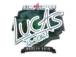 Наклейка | LUCAS1 (металлическая) | Берлин-2019