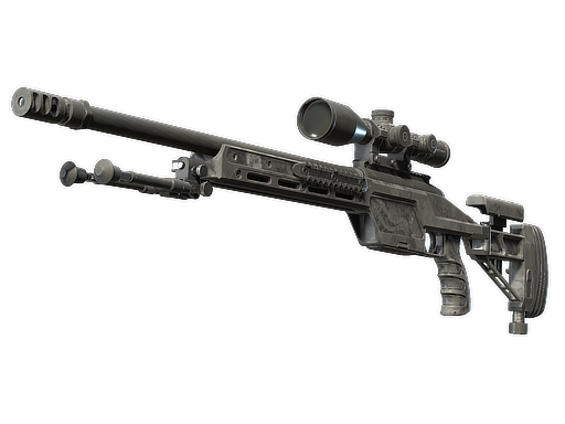 SSG 08 | Grey Smoke (Закаленное в боях)