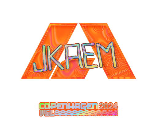Наклейка | jkaem (голографическая) | Копенгаген-2024