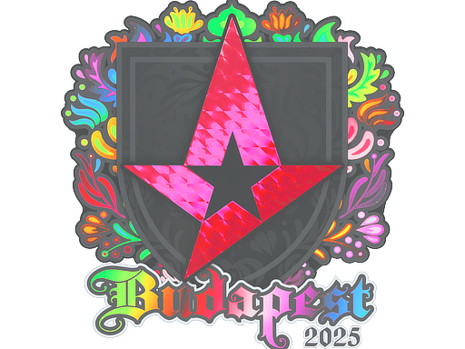 Наклейка | Astralis (голографическая) | Будапешт-2025