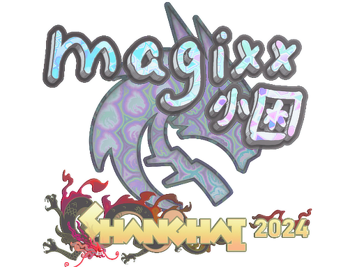 Наклейка | magixx (голографическая) | Шанхай-2024