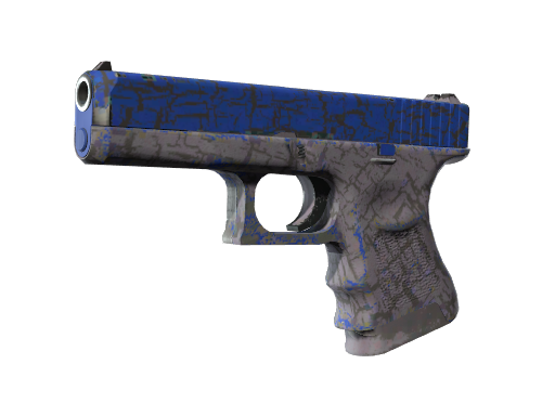 Glock-18 | Blue Fissure (Поношенное)