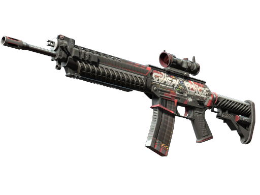 StatTrak™ SG 553 | Cyberforce (После полевых испытаний)