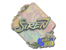 Наклейка | S1ren (голографическая) | Рио-2022