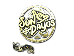 Наклейка | SunPayus (золотая) | Париж-2023