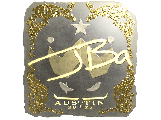 Sticker | JBa (Gold) | Austin 2025