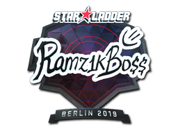 Наклейка | Ramz1kBO$$ (металлическая) | Берлин-2019