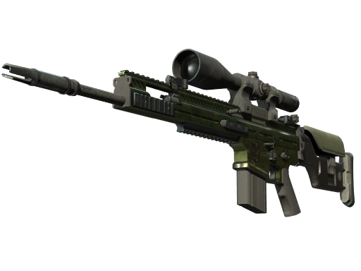 SCAR-20 | Green Marine (Закаленное в боях)