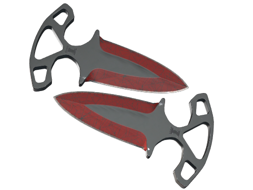 ★ Shadow Daggers | Crimson Web (После полевых испытаний)