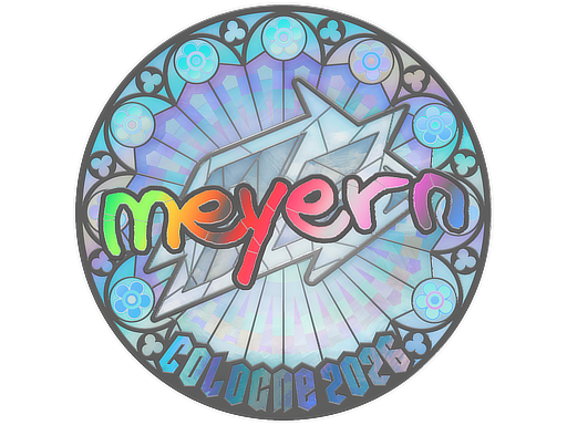 Наклейка | meyern (голографическая) | Кёльн-2026