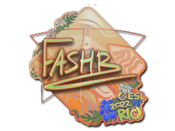 Наклейка | FASHR (голографическая) | Рио-2022