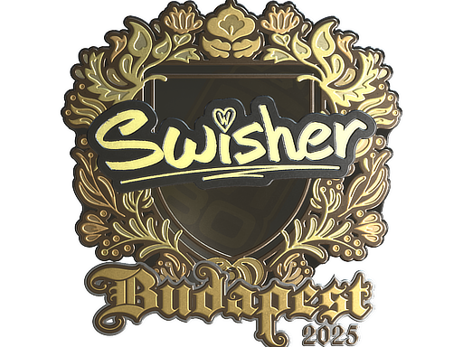 Sticker | Swisher (Gold) | Budapest 2025