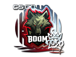 Наклейка | Boom (металлическая) | РМР-2020