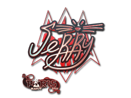 Наклейка | Jerry (голографическая) | Париж-2023