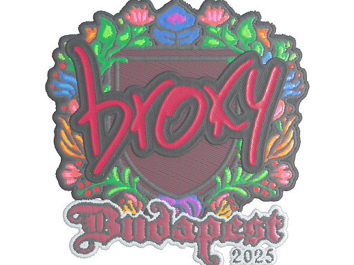 Sticker | broky (Embroidered) | Budapest 2025