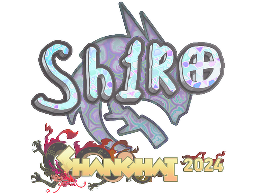 Наклейка | sh1ro (голографическая) | Шанхай-2024