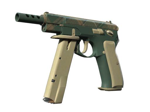 CZ75-Auto | Green Plaid (Немного поношенное)
