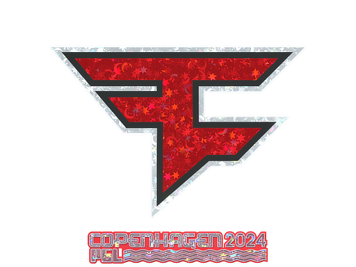 Наклейка | FaZe Clan (с блёстками) | Копенгаген-2024