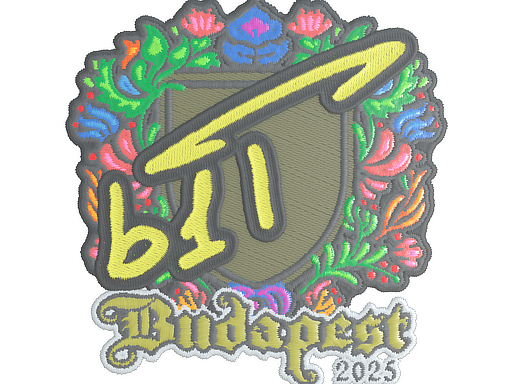 Наклейка | b1t (вышитая) | Будапешт-2025