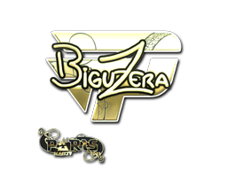 Наклейка | biguzera (золотая) | Париж-2023