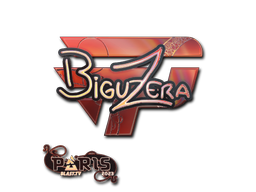 Наклейка | biguzera (голографическая) | Париж-2023