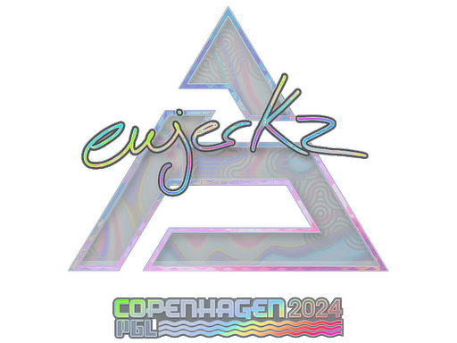 Наклейка | ewjerkz (голографическая) | Копенгаген-2024