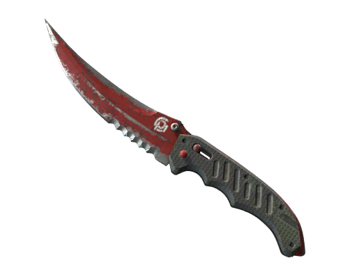 ★ Flip Knife | Crimson Web (Закаленное в боях)