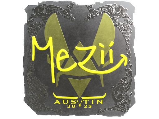 Sticker | mezii (Foil) | Austin 2025