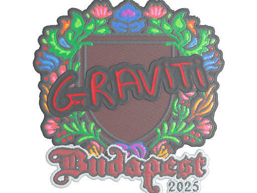 Sticker | Graviti (Embroidered) | Budapest 2025