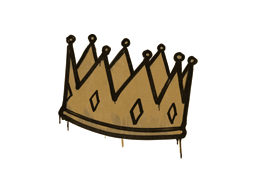 Sealed Graffiti | King Me (Desert Amber)
