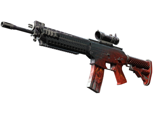 StatTrak™ SG 553 | Darkwing (Закаленное в боях)