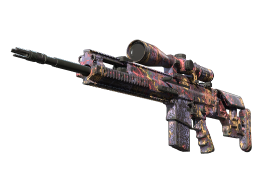 StatTrak™ SCAR-20 | Poultrygeist (После полевых испытаний)