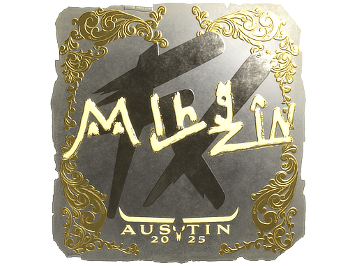 Sticker | mlhzin (Gold) | Austin 2025