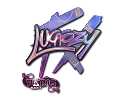 Наклейка | Lucaozy (голографическая) | Париж-2023