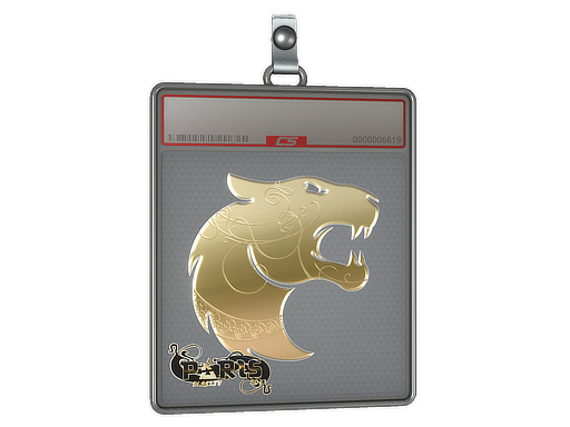 Sticker Slab | FURIA (Gold) | Paris 2023