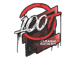 Запечатанный граффити | 100 Thieves | Бостон-2018