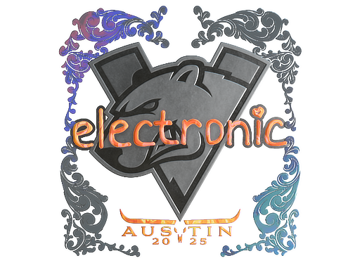Наклейка | electronic (голографическая) | Остин-2025