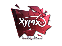 Наклейка | Xyp9x (металлическая) | Кёльн-2016