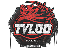 Запечатанный граффити | Tyloo | Лондон-2018